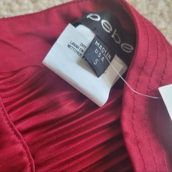 NWT Bebe Baby Halter Pleated Dress - Picture 7 of 7